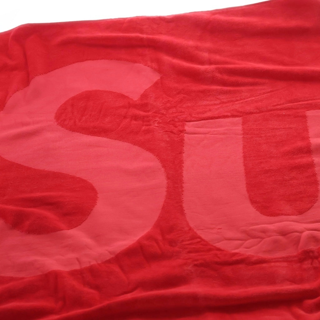 SUPREME(シュプリーム) 23SS Tonal Logo Towel トーナル ロゴ タオル レッド