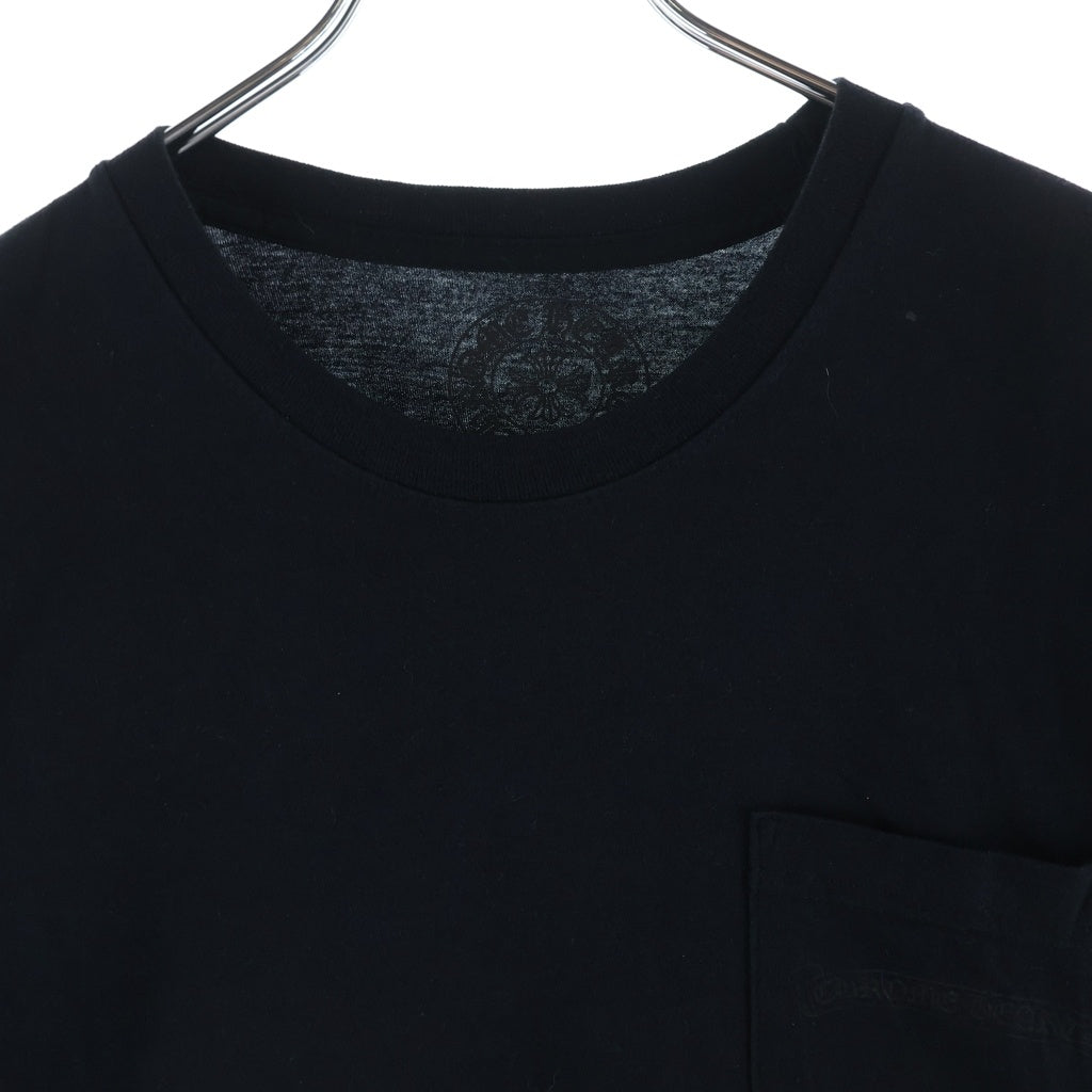 CHROME HEARTS(クロムハーツ) VINE DAGGER S/S TEE ヴァインダガー バックストライプダガー 半袖Tシャツカットソー ブラック/オレンジ