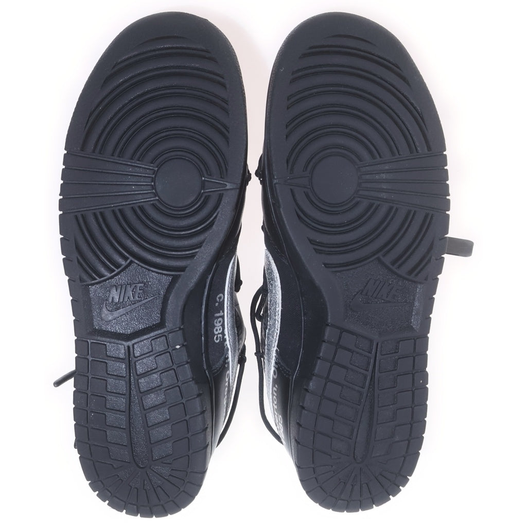 NIKE(ナイキ) ×OFF-WHITE DUNK LOW 1 of 50 Black DM1602-001 50×オフホワイト ダンク ローカットスニーカー ロット50 ブラック US9/27.0cm