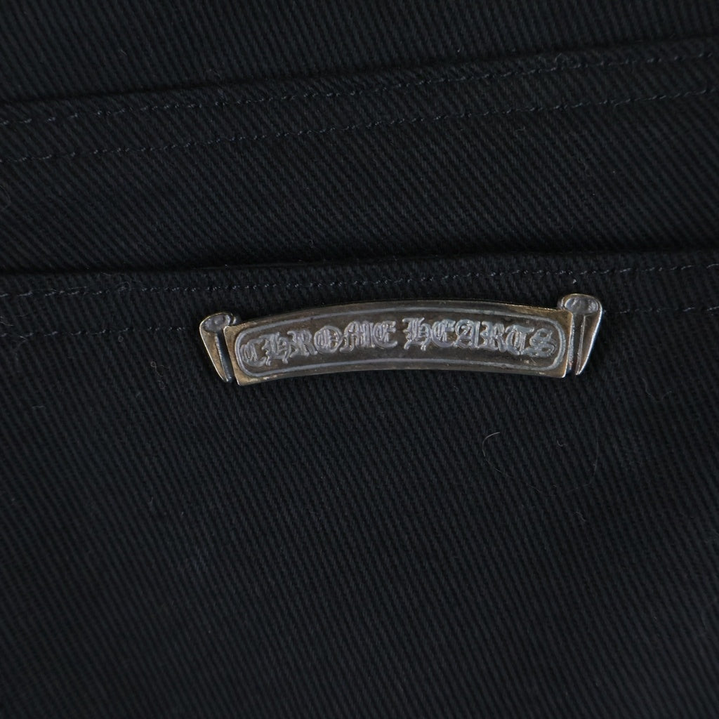 CHROME HEARTS(クロムハーツ) OLD FLEURKNEE DNM PANTS オールド フレアニー デニムパンツ ブラック