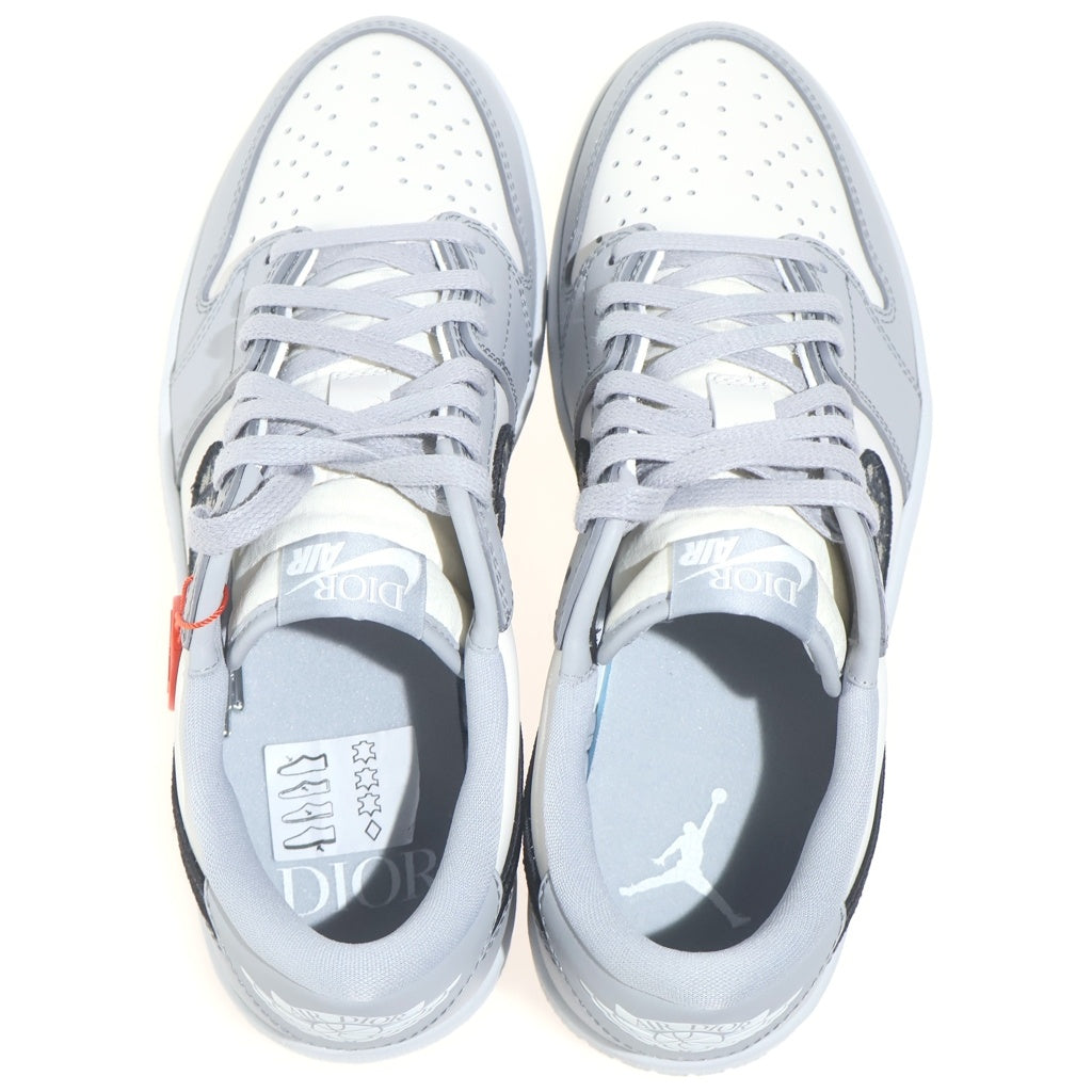 NIKE(ナイキ) ×DIOR AIR JORDAN 1 LOW OG CN8608-002 ディオール エアジョーダン1 ローカットスニーカー US9/27.0cm グレー/ホワイト