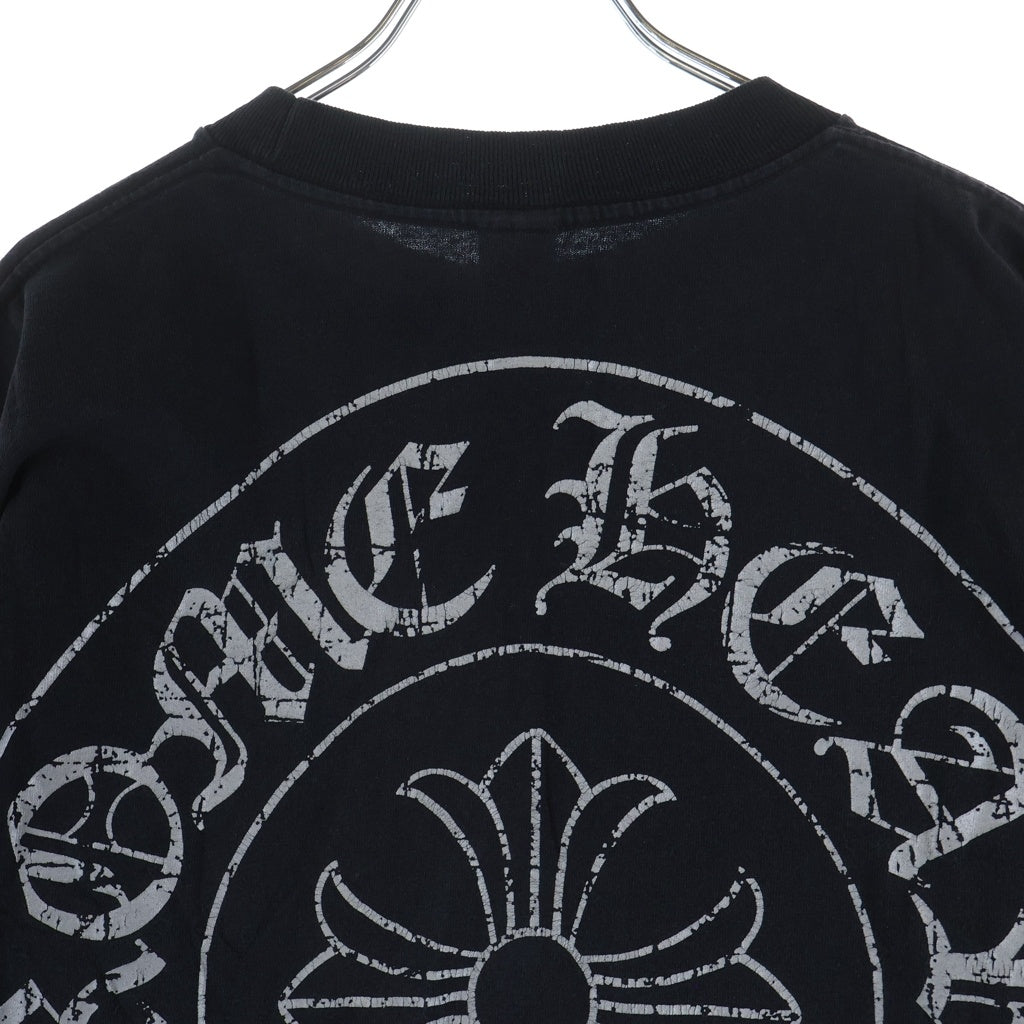 CHROME HEARTS(クロムハーツ) OLD S/S オールド バックプリントホースシュー 半袖Tシャツカットソー ブラック