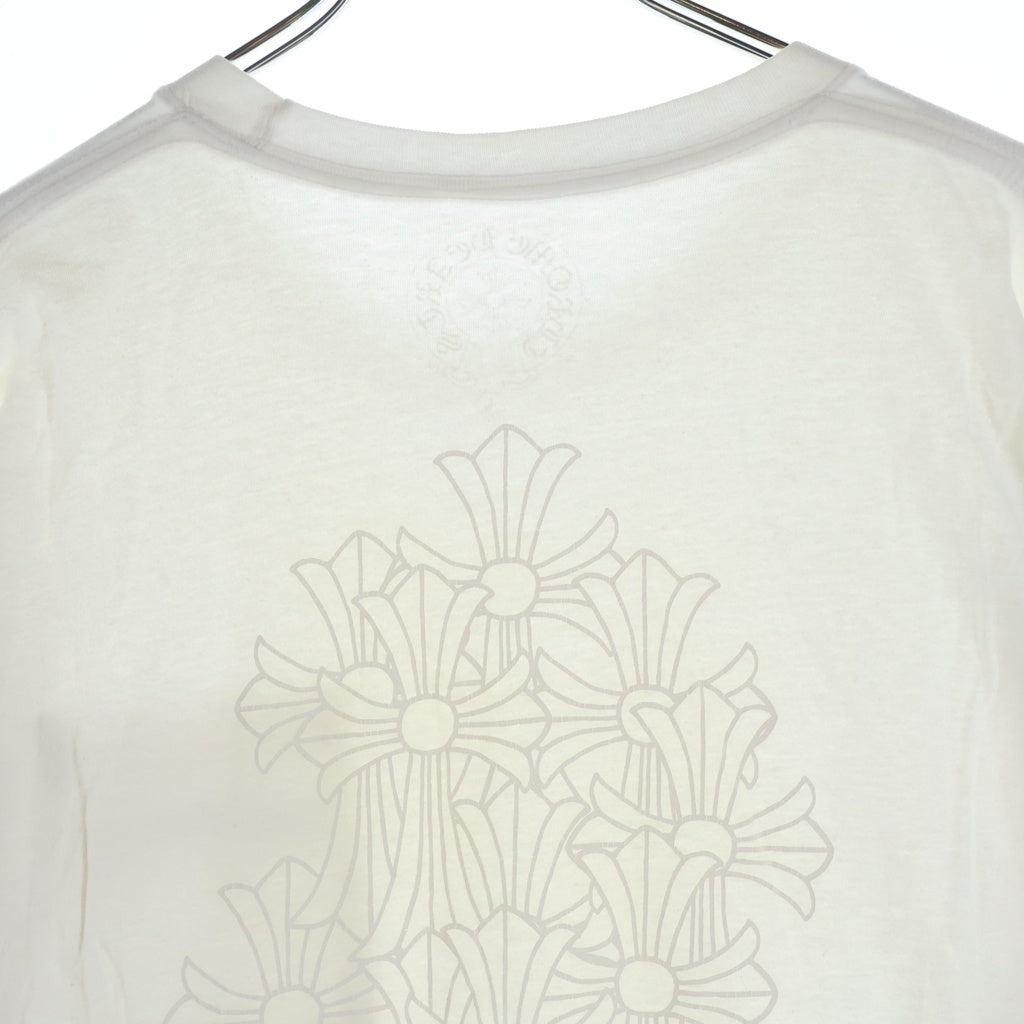 CHROME HEARTS(クロムハーツ) CH S/S セメタリークロスプリント 半袖Tシャツカットソー ホワイト