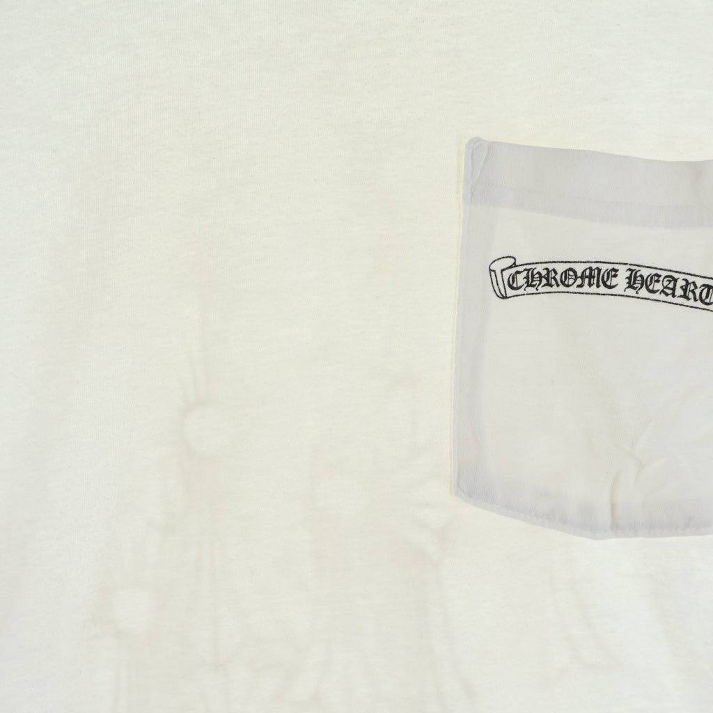 CHROME HEARTS(クロムハーツ) CH S/S セメタリークロスプリント 半袖Tシャツカットソー ホワイト