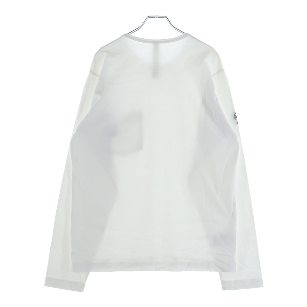CHROME HEARTS(クロムハーツ) Y NOT Vertical Logo L/S ワイノット ヴァーティカルロゴ 長袖Tシャツカットソー ホワイト