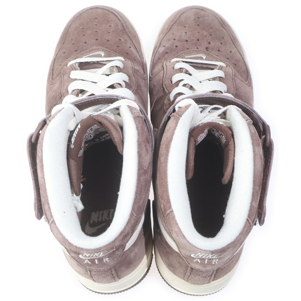 NIKE(ナイキ) AIR FORCE 1MID '07 QS エアフォース 1 ミッド '07 QS ミッドカットスニーカー DM0107-200 ブラウン US10/27.0cm
