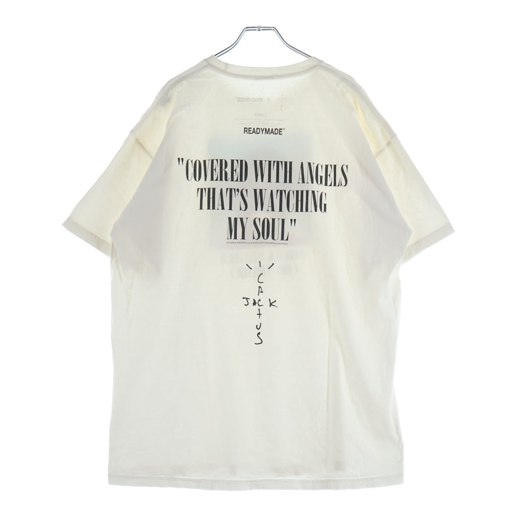 Cactus Jack(カクタスジャック) 18AW ×READYMADE Aso World Tour Merch Exclusive レディメイド アストロワールドツアー限定 半袖Tシャツカットソー ホワイト
