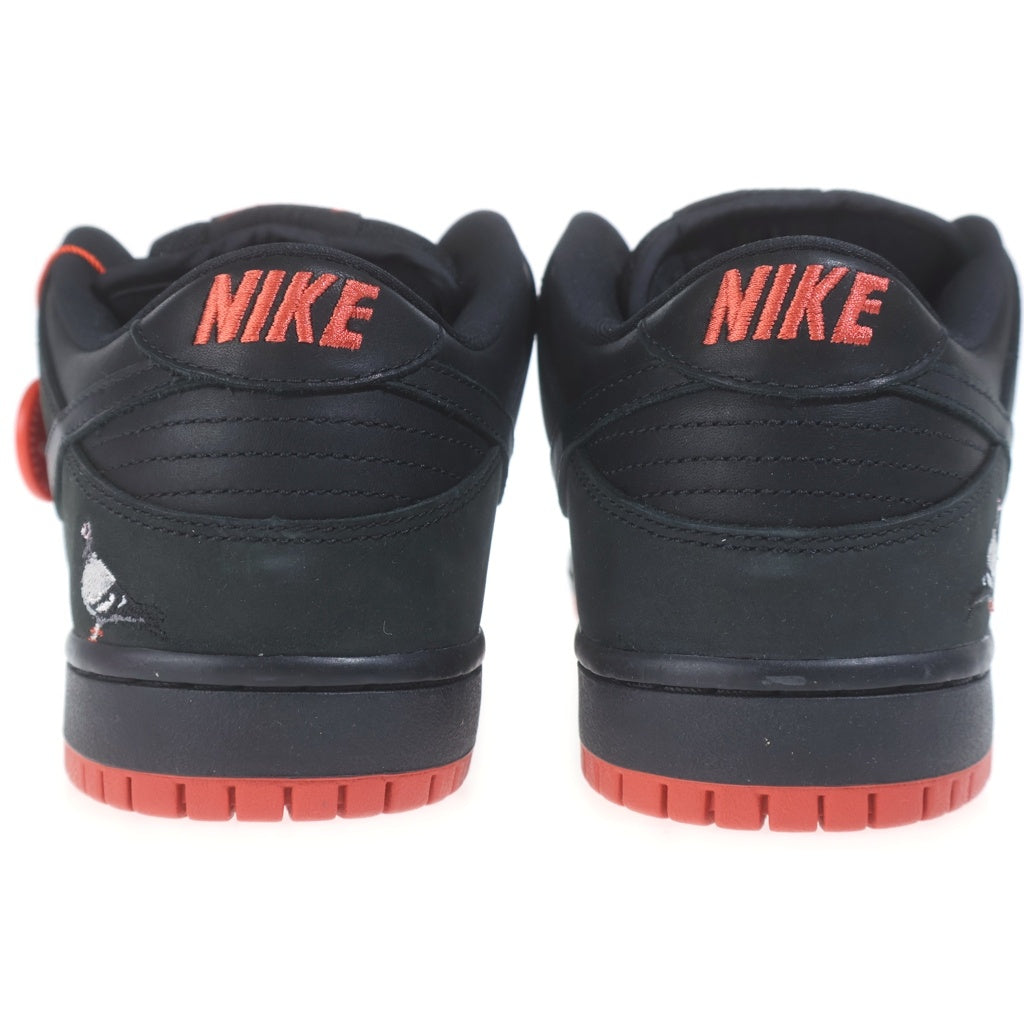 NIKE SB(ナイキエスビー) ×STAPLE DUNK LOW TRD QS BLACK PIGEON 883232-008 ステイプル ダンク ブラックピジョン ローカットスニーカー US9/27.0cm ブラック