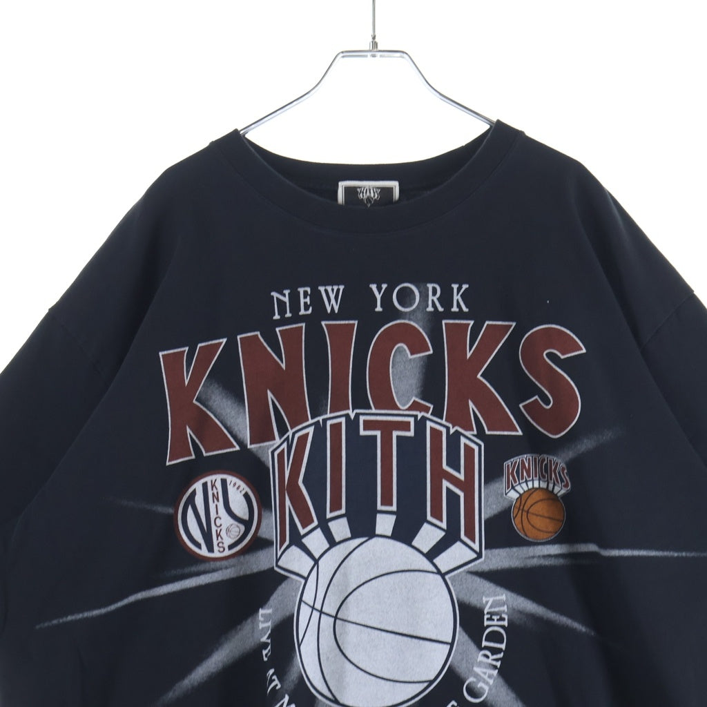 KITH(キス) New York Knicks ニューヨーク ニックス 半袖Tシャツカットソー 25-073-060-0088-4-0 ブラック