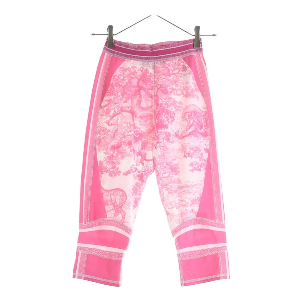 Christian Dior(クリスチャンディオール) Toile de Jouy トワルドジュイ スポーツブラ クロップドレギンス テクニカル総柄ジャージ レディース 213T05A4078 ピンク