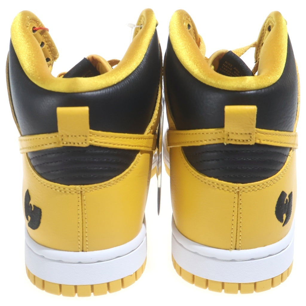 NIKE(ナイキ) ×WU-TANG CLAN DUNK HIGH RETRO PRM HJ4320-001 ウータンクラン ダンク ハイカットスニーカー US8.5/26.5cm イエロー/ブラック
