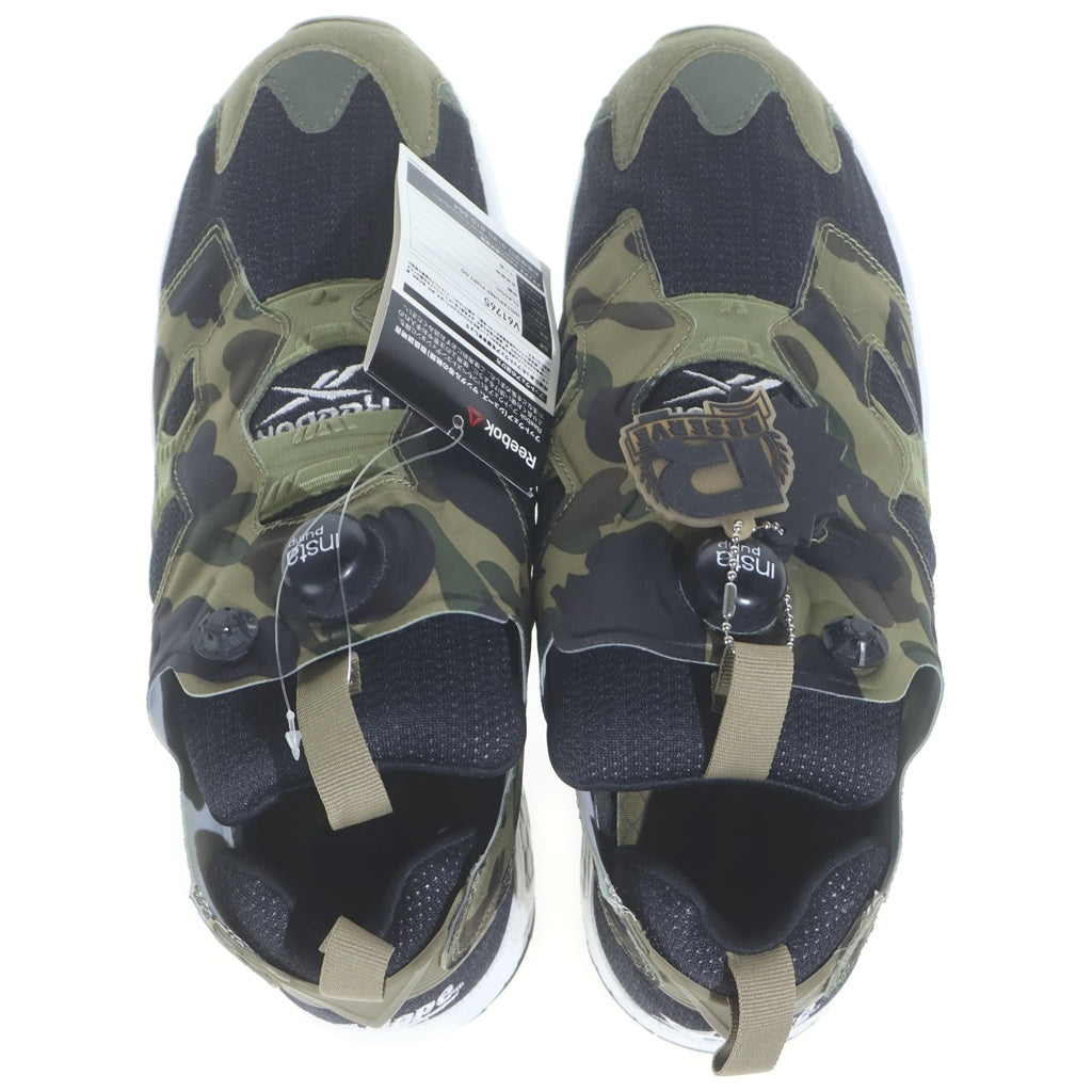Reebok(リーボック) ×A BATHING APE# ×MITA SNEAKERS INSTA PUMP FURY V61765 アベイシングエイプ ミタスニーカーズ インスタポンプ フューリー ローカットスニーカー US9/27.0cm カモ