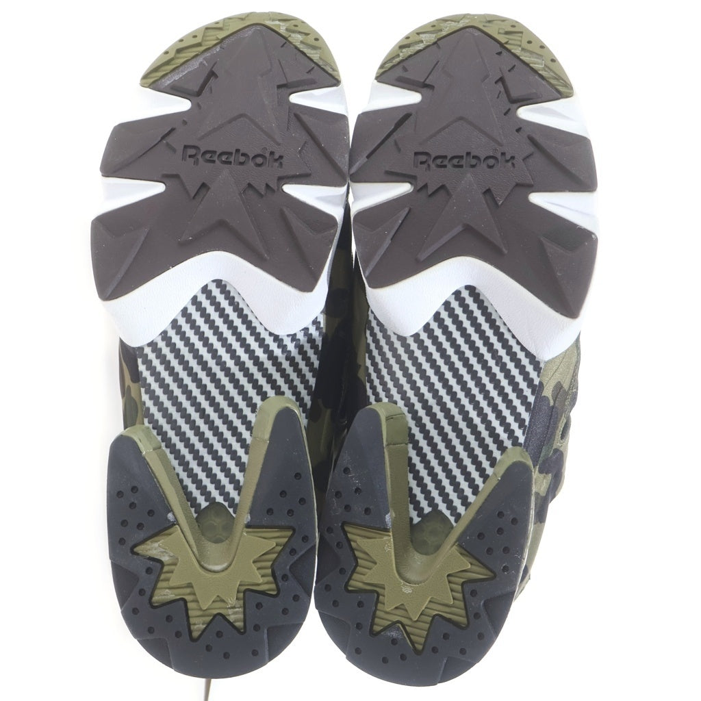 Reebok(リーボック) ×A BATHING APE# ×MITA SNEAKERS INSTA PUMP FURY V61765 アベイシングエイプ ミタスニーカーズ インスタポンプ フューリー ローカットスニーカー US9/27.0cm カモ