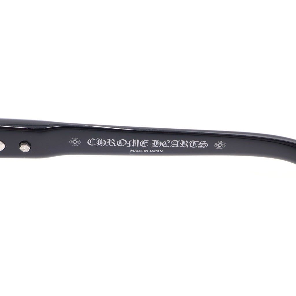 CHROME HEARTS(クロムハーツ) IDAWANNA アイダワナ スターテンプル メガネ アイウェア サングラス 52□21-139 ブラック/シルバー