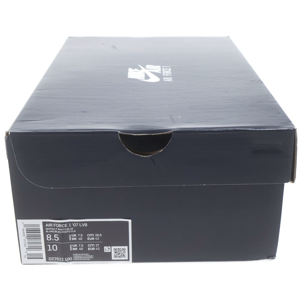 NIKE(ナイキ) AIR FORCE 1 07 DZ2522-100 エアフォース1 スプリット US8.5/26.5cm ホワイト/ブルー