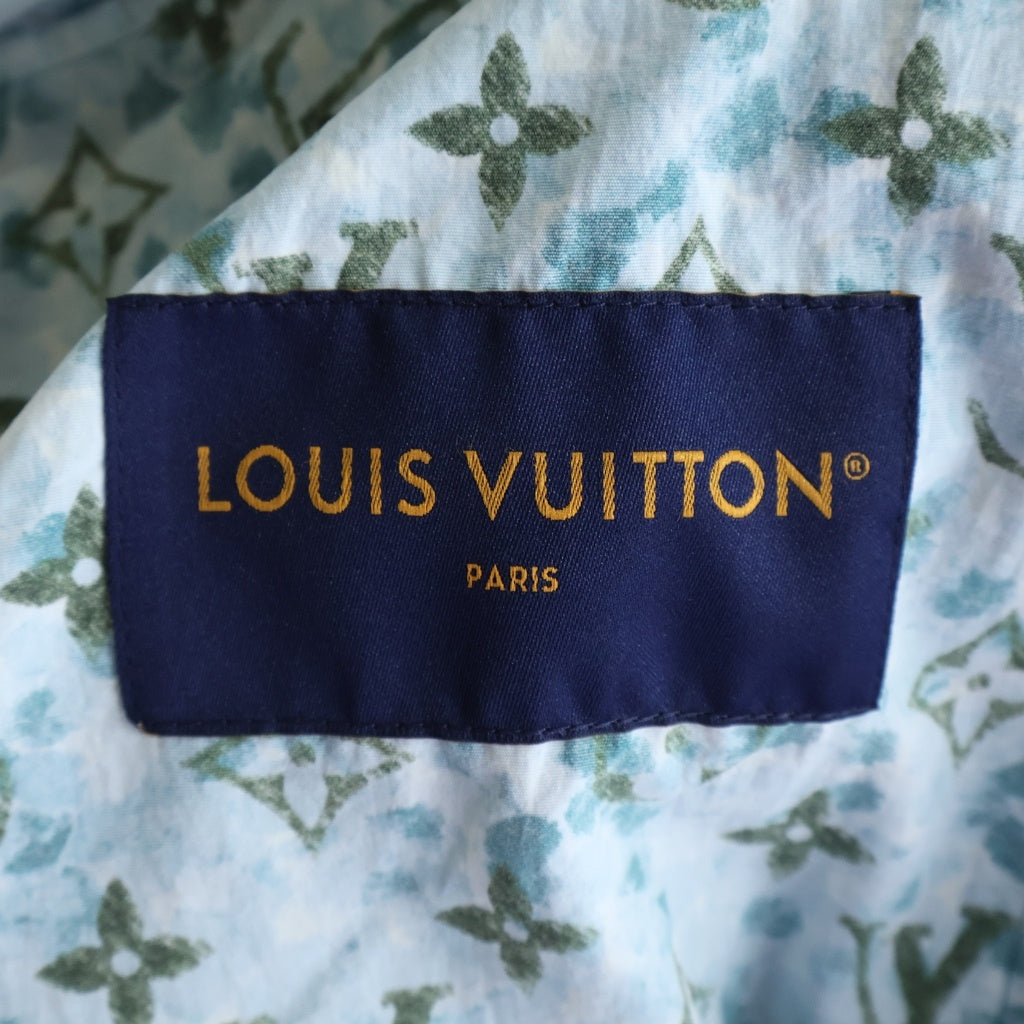 LOUIS VUITTON(ルイヴィトン) 23AW モノグラムプリンテッド ナイロン ウインドブレーカー RM232M ZS2 HPB10W ブルー