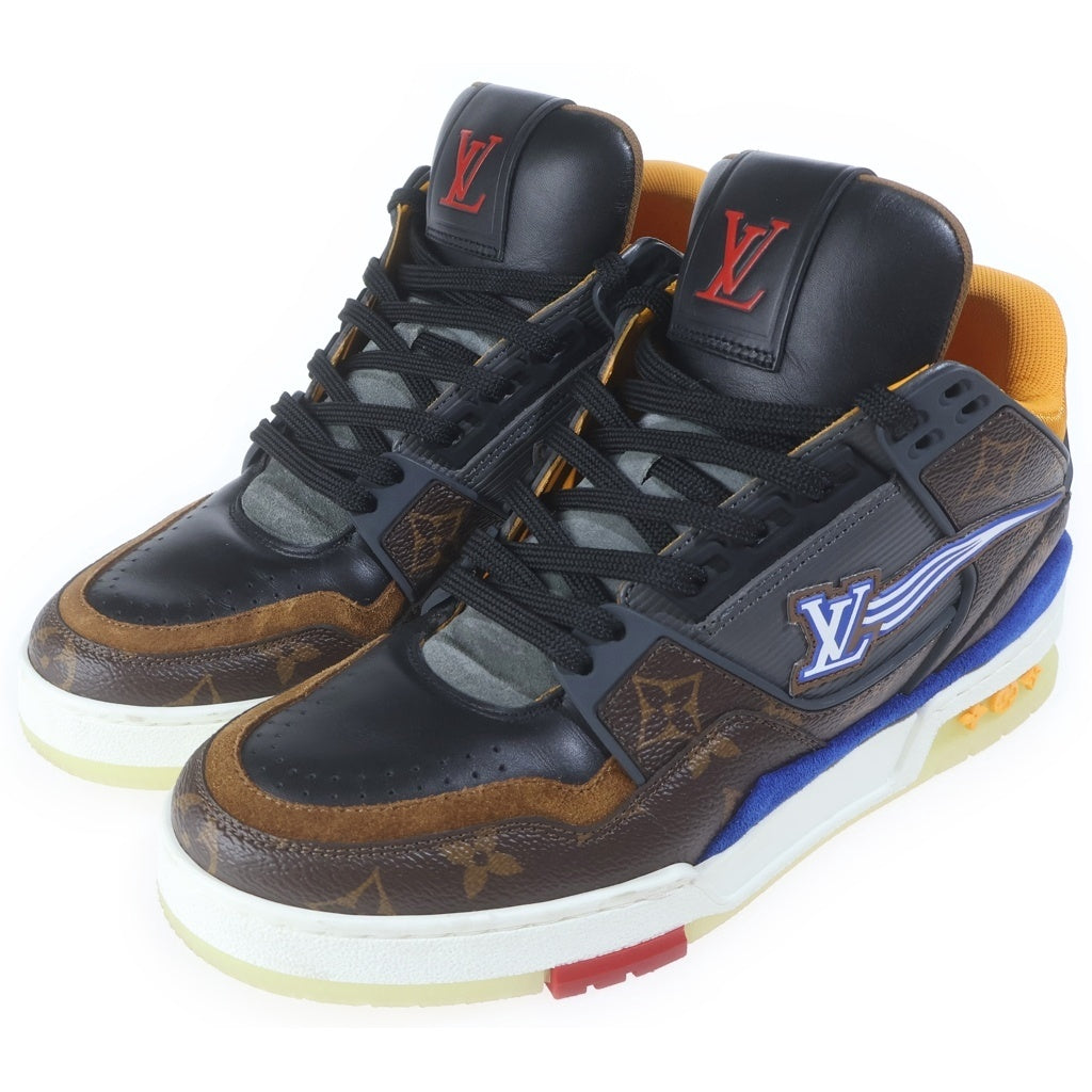 LOUIS VUITTON(ルイヴィトン) LV Trainer Sneakers トレイナー モノグラム ローカットスニーカー GO0260 ブラウン/イエロー