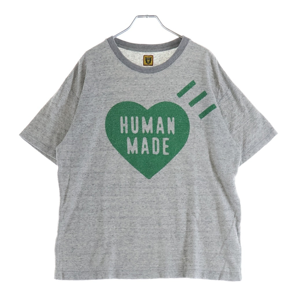 HUMAN MADE(ヒューマンメイド) PILE T-SHIRT クルーネック半袖Tシャツカットソー グレー ‐