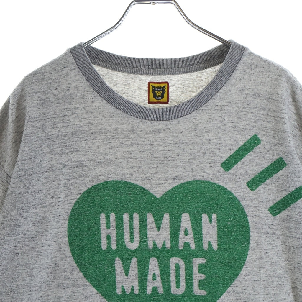 HUMAN MADE(ヒューマンメイド) PILE T-SHIRT クルーネック半袖Tシャツカットソー グレー ‐