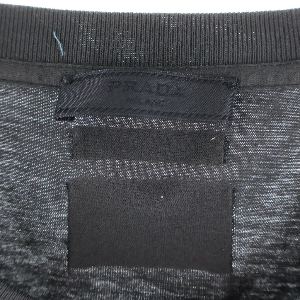PRADA(プラダ) Bernard Buffet Graphic T-shirts ベルナールビュフェ クルーネック半袖Tシャツカットソー ブラウン ‐