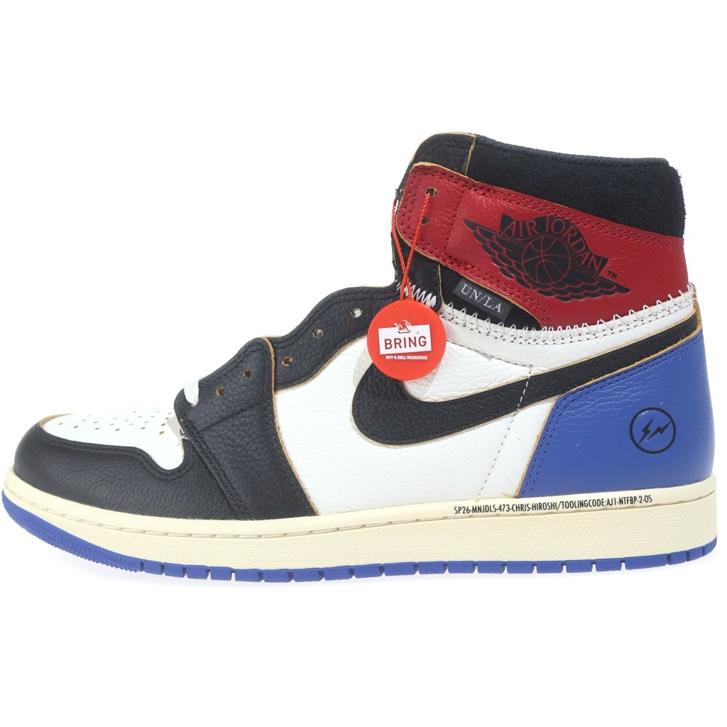 NIKE(ナイキ) ×Fragment Design ×UNION AIR JORDAN 1 HIGH OG フラグメントデザイン ユニオン エアジョーダン1 ハイカットスニーカー マルチ US11/29.0cm IO7847-002