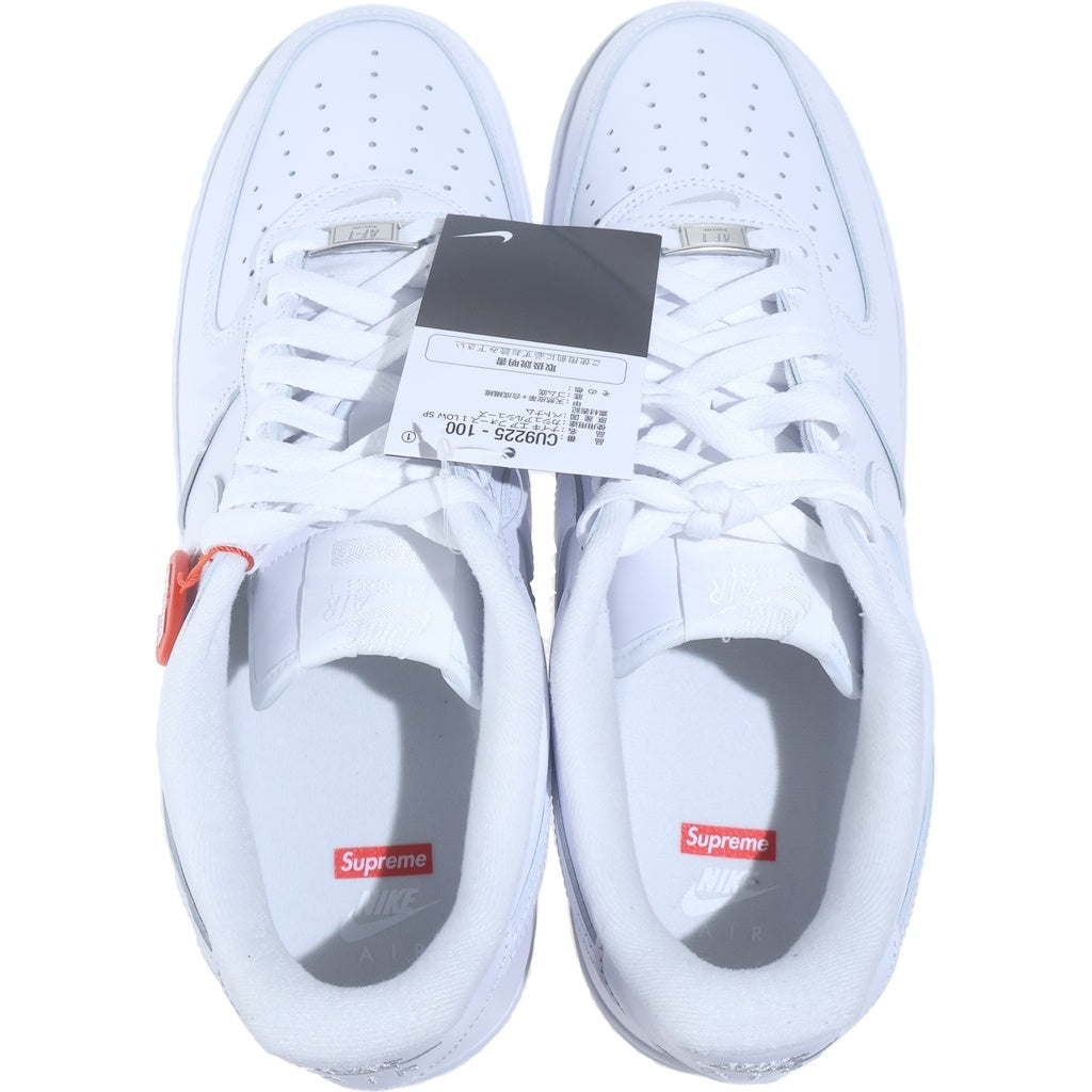 NIKE(ナイキ) ×SUPREME AIR FORCE LOW CU9225-100 シュプリーム エア フォース 1 ローカットスニーカー U11.5/29.5cm ホワイト
