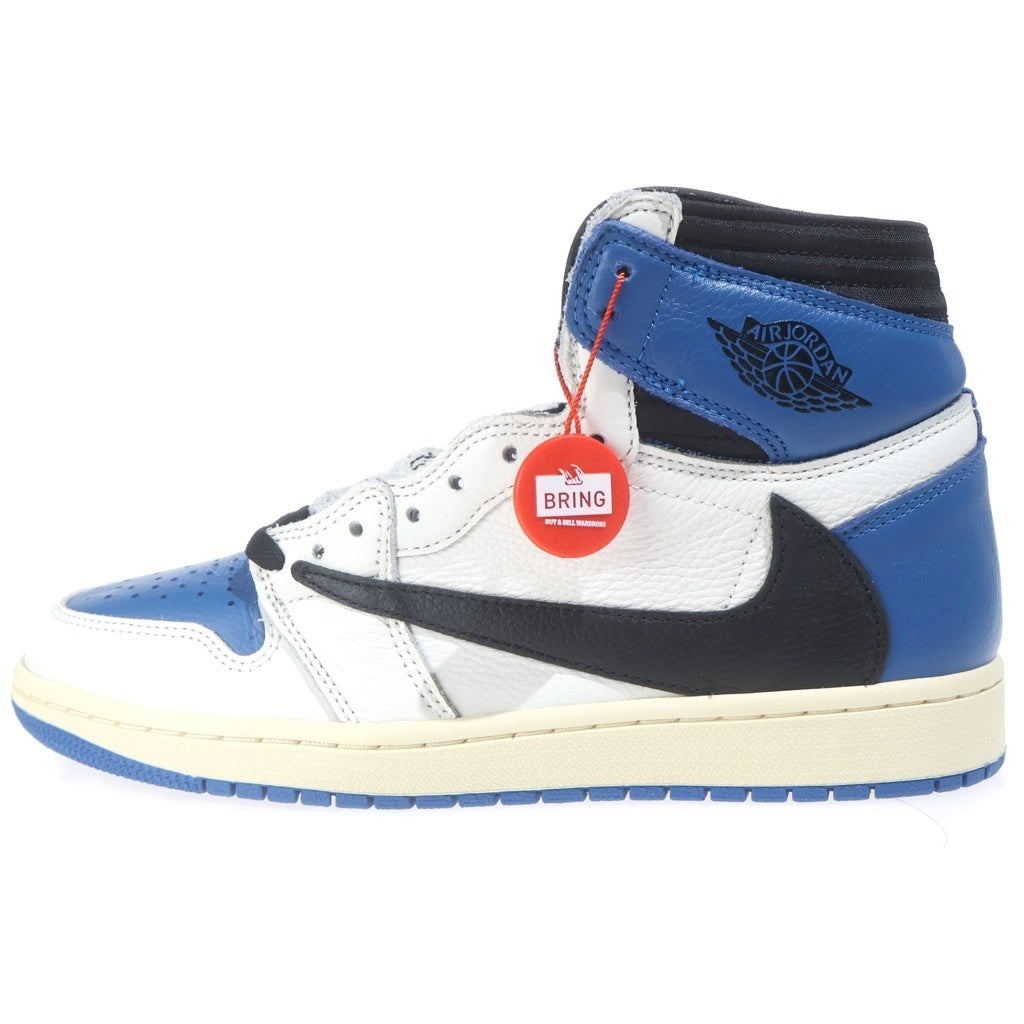 NIKE(ナイキ) ×TRAVIS SCOTT ×FRAGMENT DESIGN AIR JORDAN1 RETRO HIGH OG SP トラヴィススコット フラグメントデザイン エアジョーダン1 ハイカットスニーカー US8.5/26.5cm DH3227-105