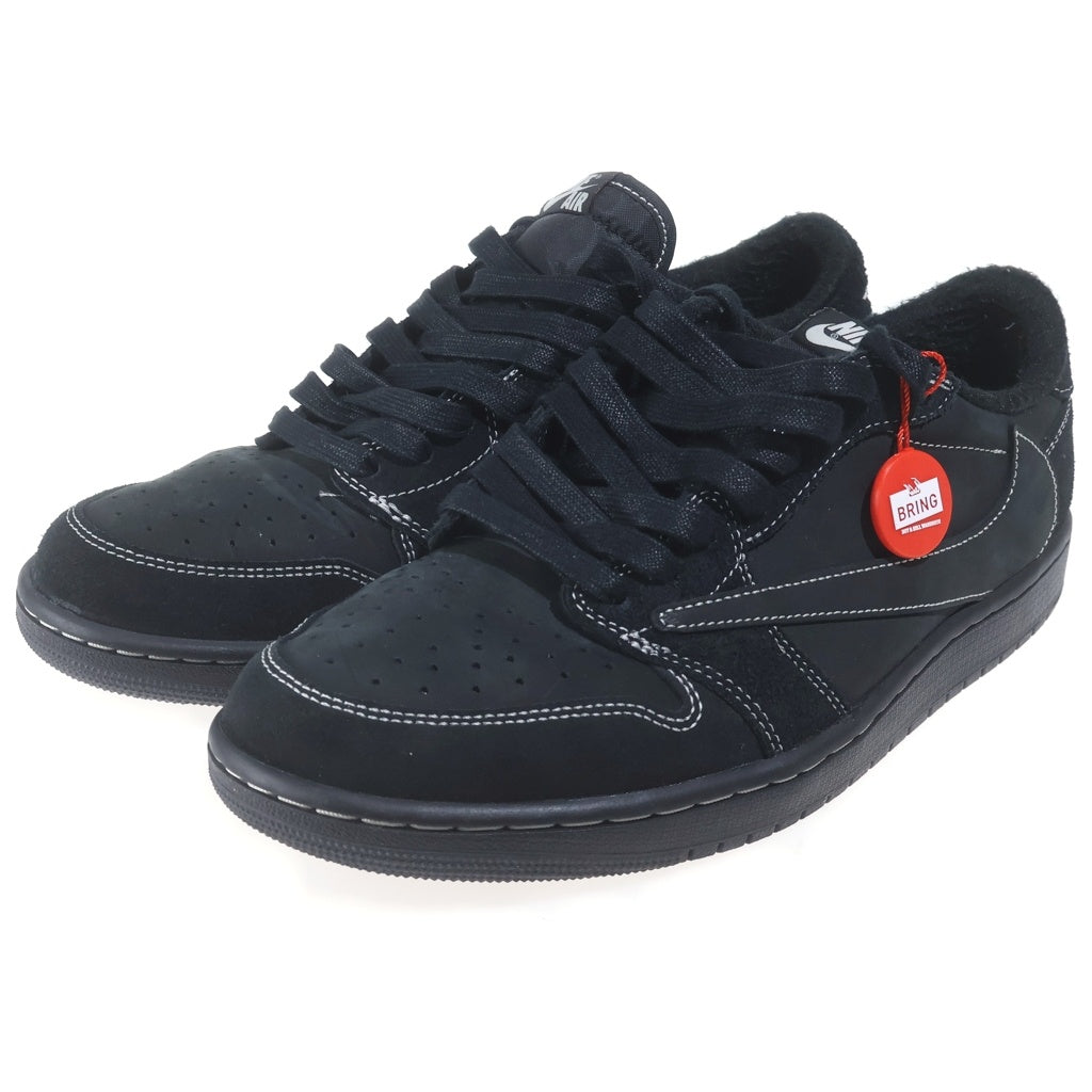 NIKE(ナイキ) ×TRAVIS SCOTT AIR JORDAN1 LOW OG SP BLACK PHANTOM トラヴィススコットエアジョーダン1 ブラックファントム ローカットスニーカー US11/29.0cm ブラック DM7866-001