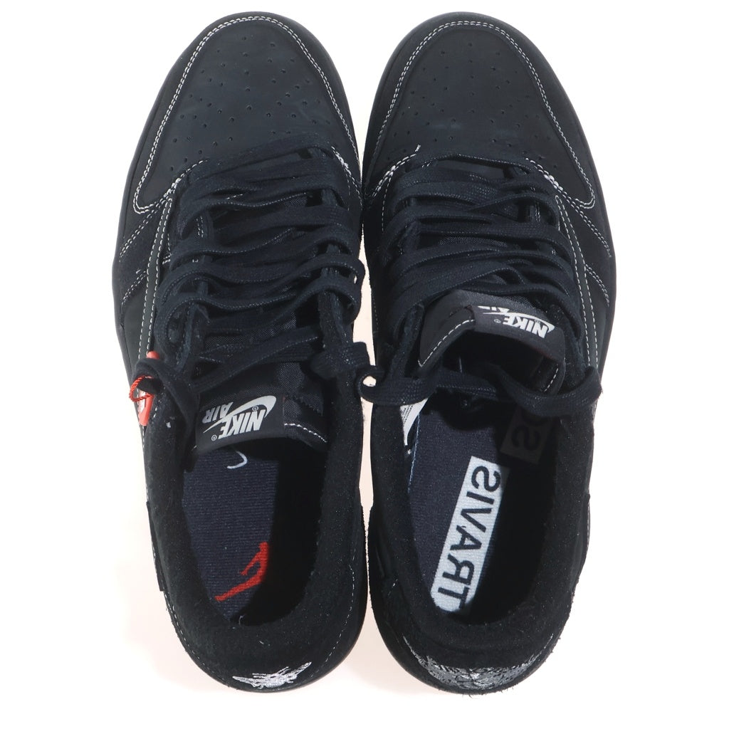 NIKE(ナイキ) ×TRAVIS SCOTT AIR JORDAN1 LOW OG SP BLACK PHANTOM トラヴィススコットエアジョーダン1 ブラックファントム ローカットスニーカー US11/29.0cm ブラック DM7866-001