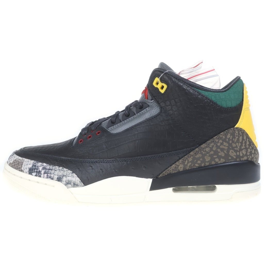 NIKE(ナイキ) AIR JORDAN 3 RETRO SE QS ANIMAL INSTINCT 2.0 CV3583-003 エアジョーダン3 アニマルインスティンクト ハイカットスニーカー US10.5/28.5cm マルチ