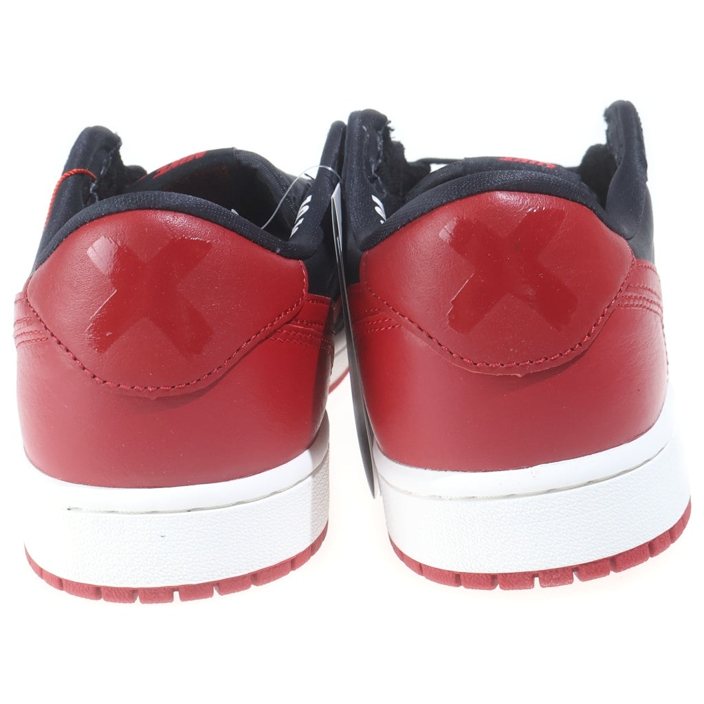 NIKE(ナイキ) AIR JORDAN RETRO LOW OG エアジョーダン 1 レトロ ローカットスニーカーUS10/28.0cm ブラック/レッド/ホワイト IW6276-001