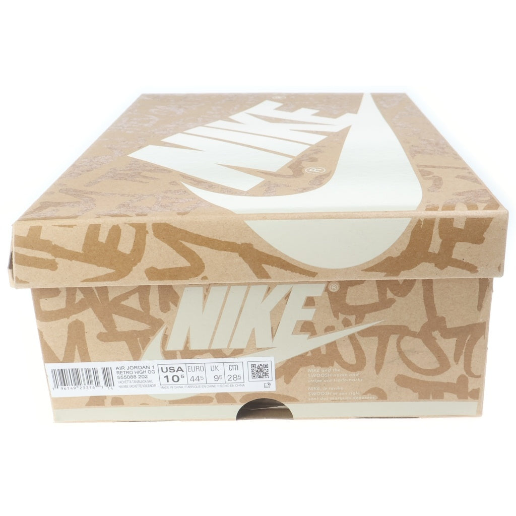 NIKE(ナイキ) AIR JORDAN 1 RETRO HIGH OG VACHETTA TAN エアジョーダン レトロ バケッタ タン ハイカットスニーカー US10.5/28.5cm ベージュ/ブラック 555088-202