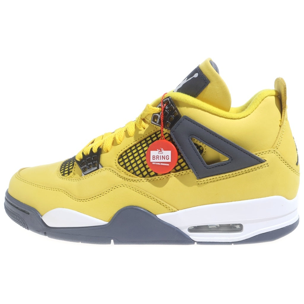 NIKE(ナイキ) AIR JORDAN RETRO TOUR YELLOW CT8527-700 エアジョーダン 4 ツアーイエロー ハイカットスニーカー US10.5/28.5cm イエロー