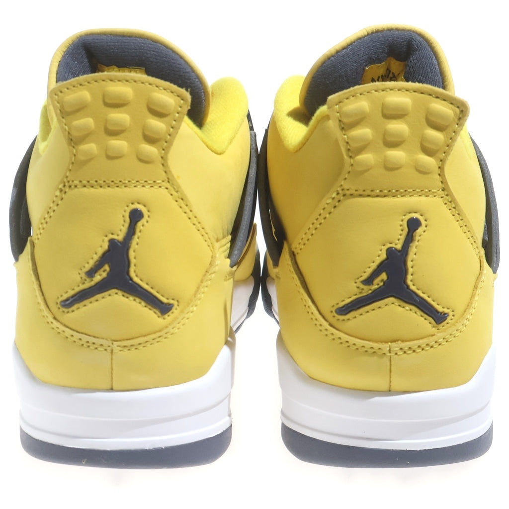NIKE(ナイキ) AIR JORDAN RETRO TOUR YELLOW CT8527-700 エアジョーダン 4 ツアーイエロー ハイカットスニーカー US10.5/28.5cm イエロー