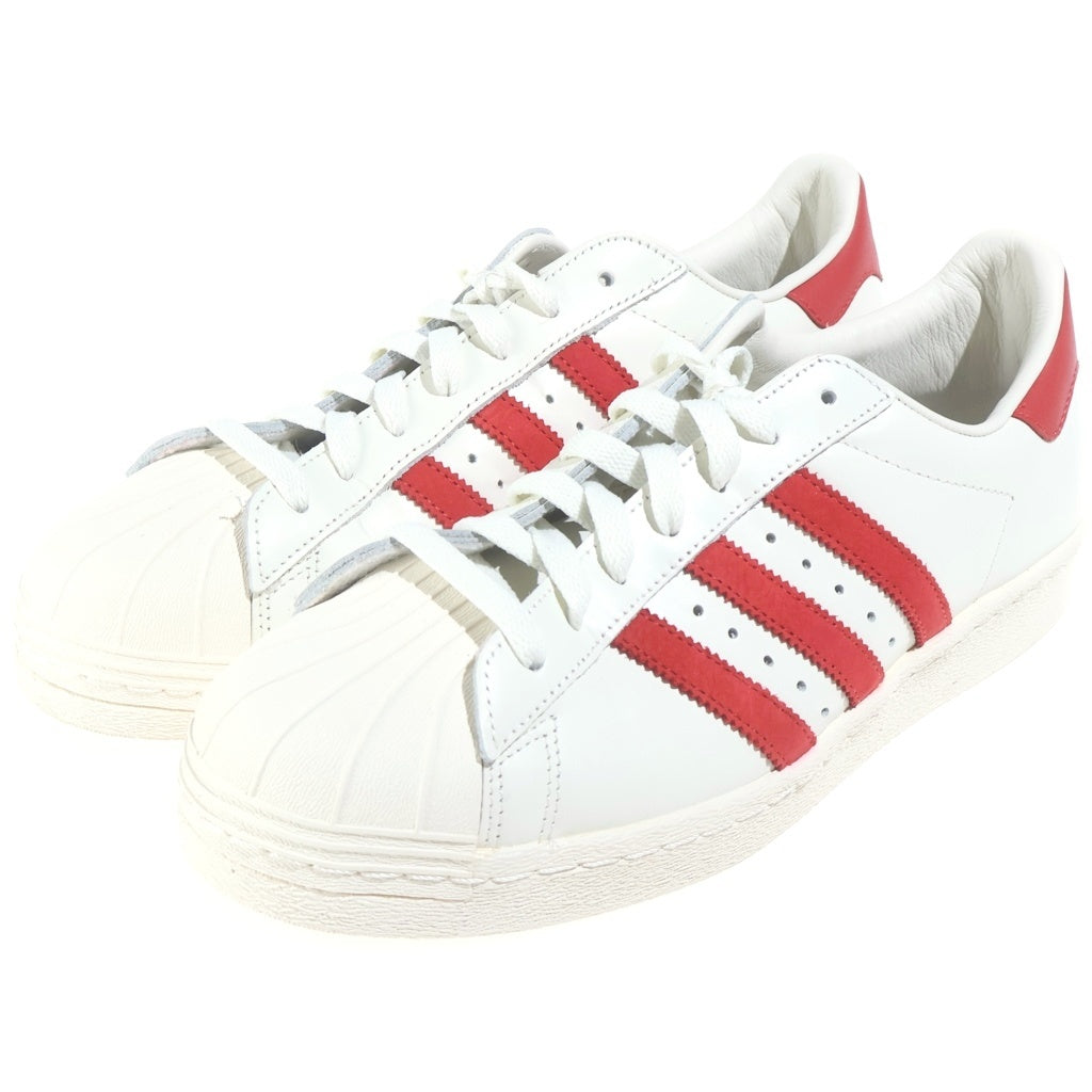 adidas(アディダス) Superstar B35982 スーパースター ローカットスニーカー US10.5/28.5cm ホワイト/レッド