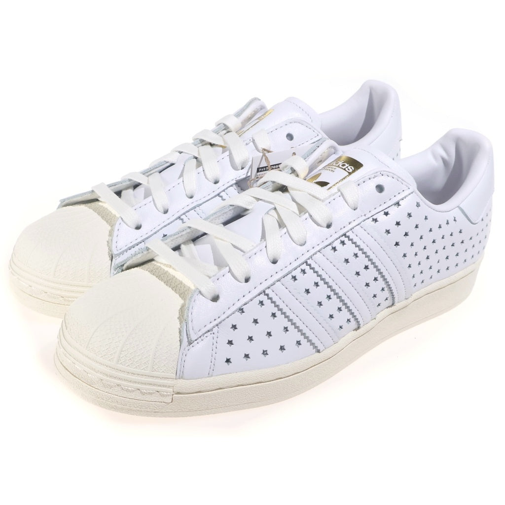 adidas(アディダス) ×atmos Superstar FZ6538 アトモス スーパースター ローカットスニーカー US10/28.0cm ホワイト