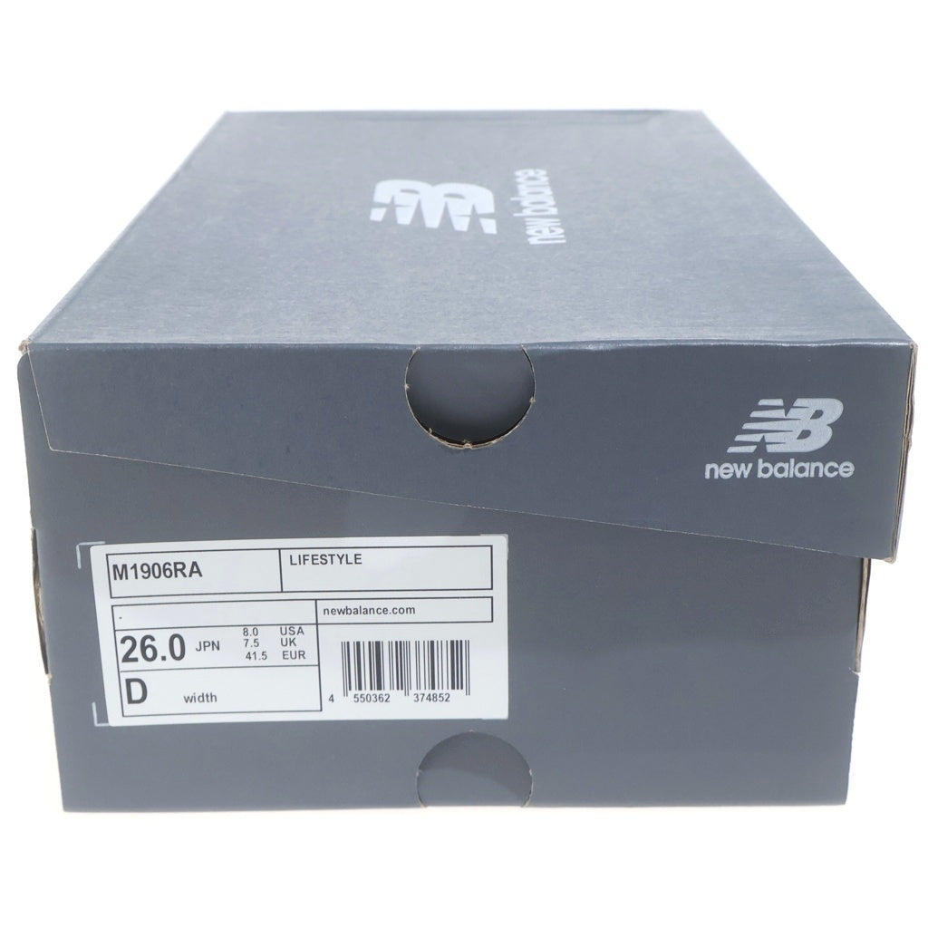 New Balance(ニューバランス) M1906RA SILVER メッシュ切り替え ローカットスニーカー ホワイト/シルバー US8/26.0cm
