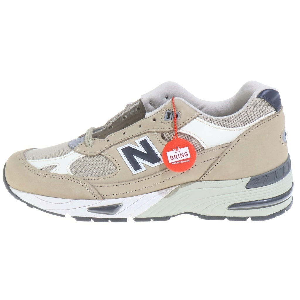 New Balance(ニューバランス) M991BTN M1906RA メッシュ切り替え ローカットスニーカー ベージュ US8/26.0cm