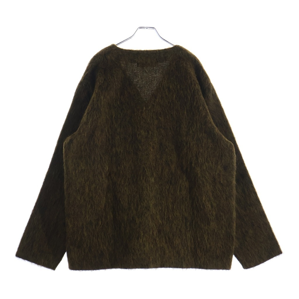 OUR LEGACY(アワーレガシー) CARDIGAN OLIVE MELANGE MOHAIR アルパカ混 モヘアニットカーディガン M4213CRM オリーブ