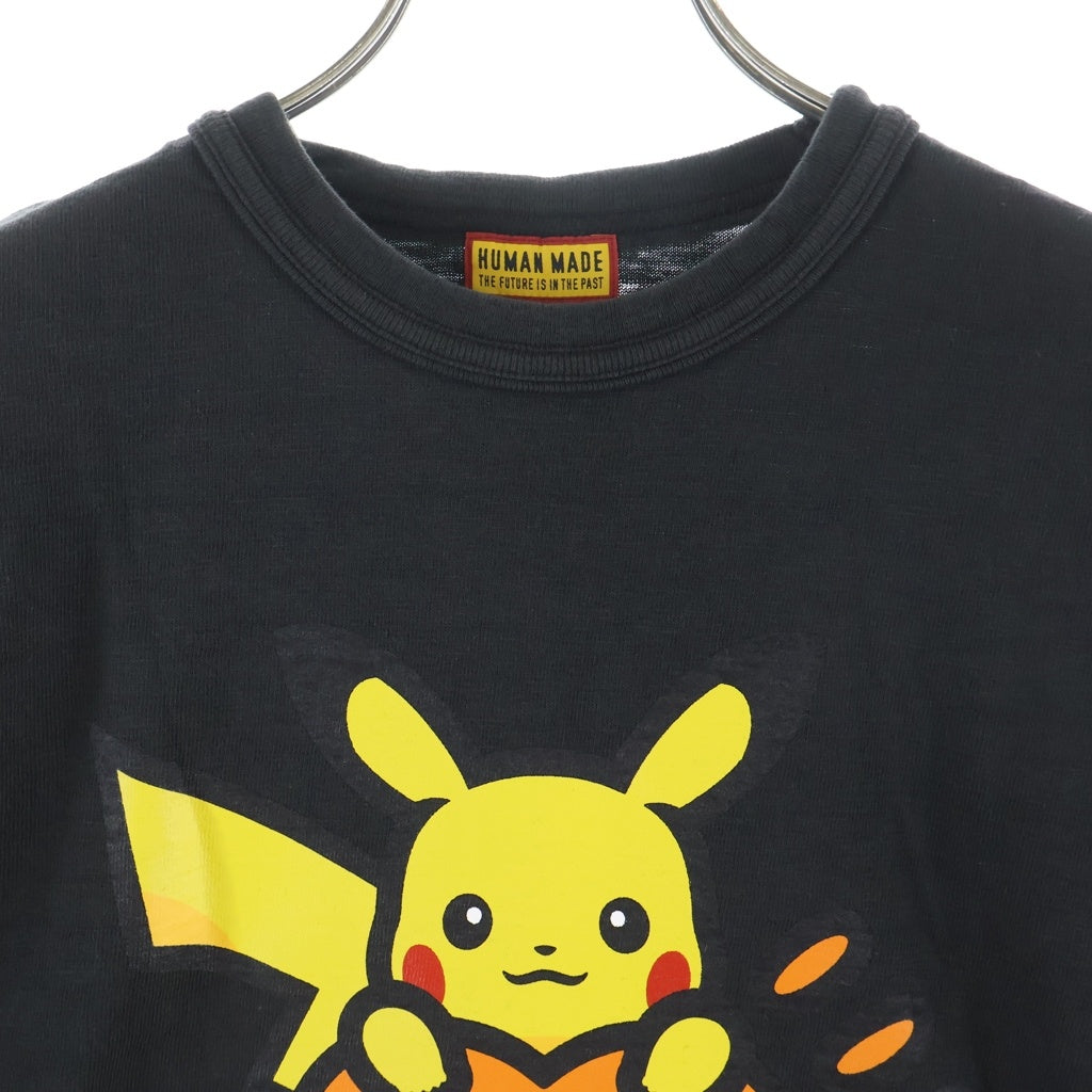 HUMAN MADE(ヒューマンメイド) 25AW xPokemon Made Graphic Tee ポケモン グラフィック 半袖Tシャツカットソー ブラック/オレンジ