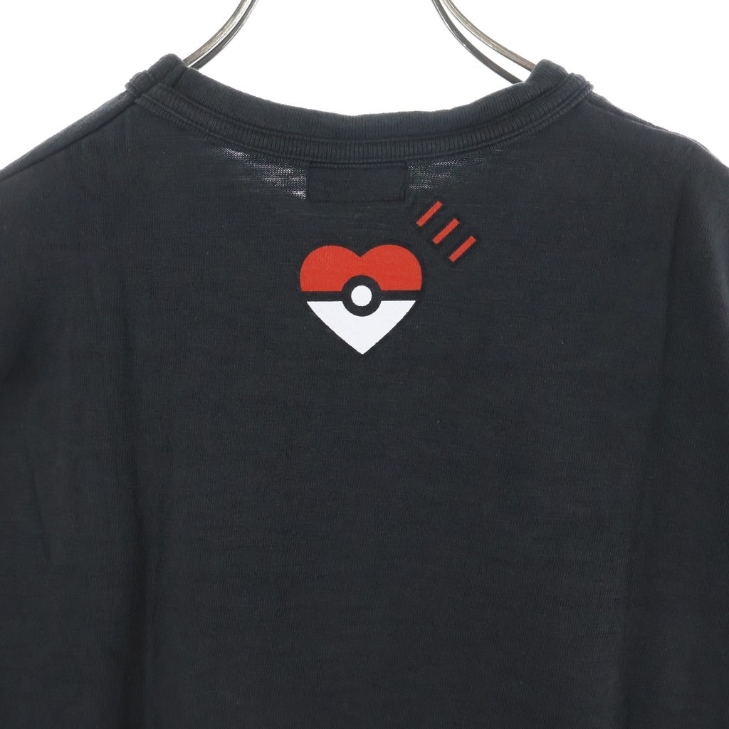 HUMAN MADE(ヒューマンメイド) 25AW xPokemon Made Graphic Tee ポケモン グラフィック 半袖Tシャツカットソー ブラック/オレンジ