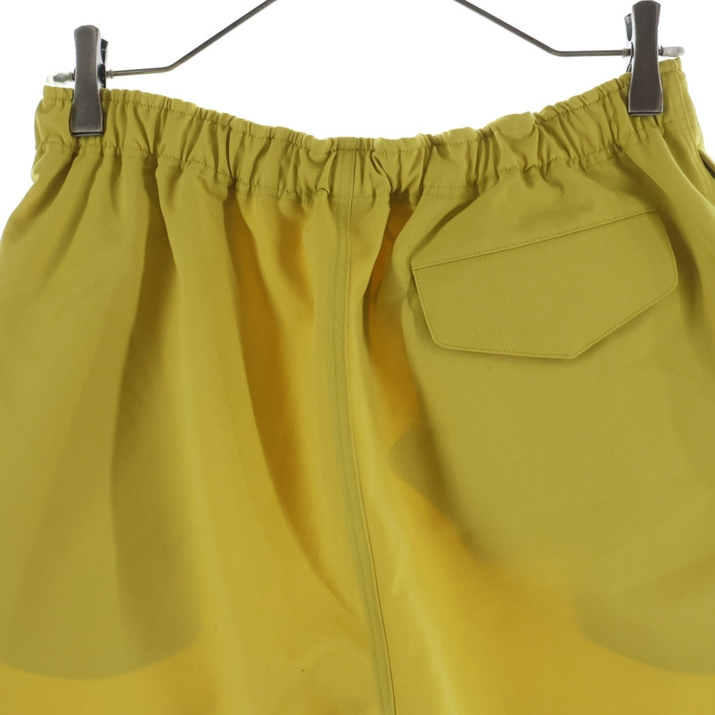 AURALEE(オーラリー) WOOL MAX CANVAS SHORTS ウール マックス キャンバス ショートパンツ A26SP04WC イエロー