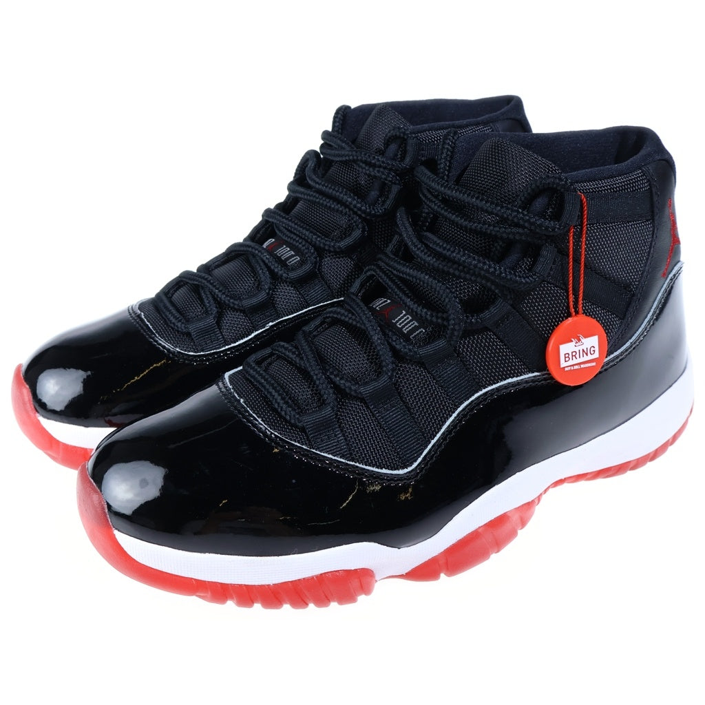 NIKE(ナイキ) AIR JORDAN 11 RETRO BRED 378037-061 エアジョーダン レトロ ブレッド ハイカットスニーカー US10.5/28.5cm ブラック/レッド