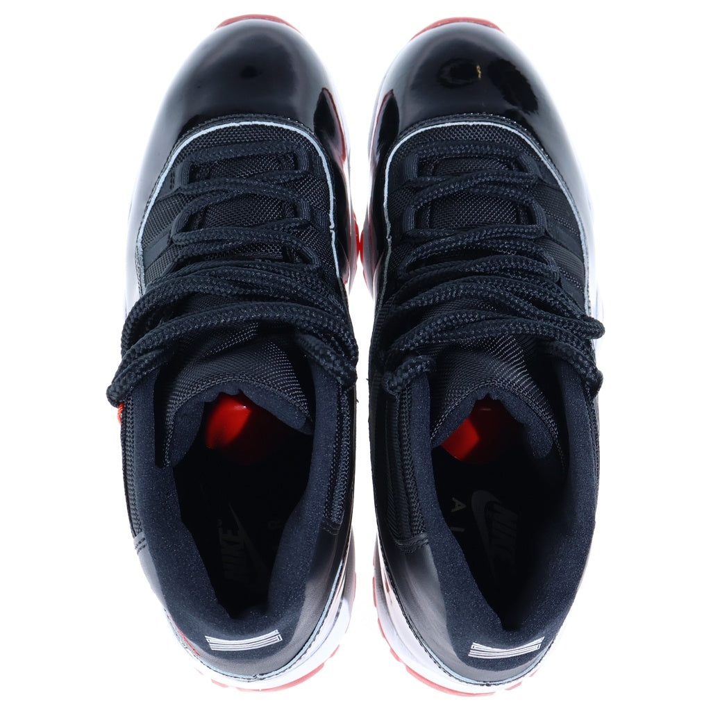 NIKE(ナイキ) AIR JORDAN 11 RETRO BRED 378037-061 エアジョーダン レトロ ブレッド ハイカットスニーカー US10.5/28.5cm ブラック/レッド