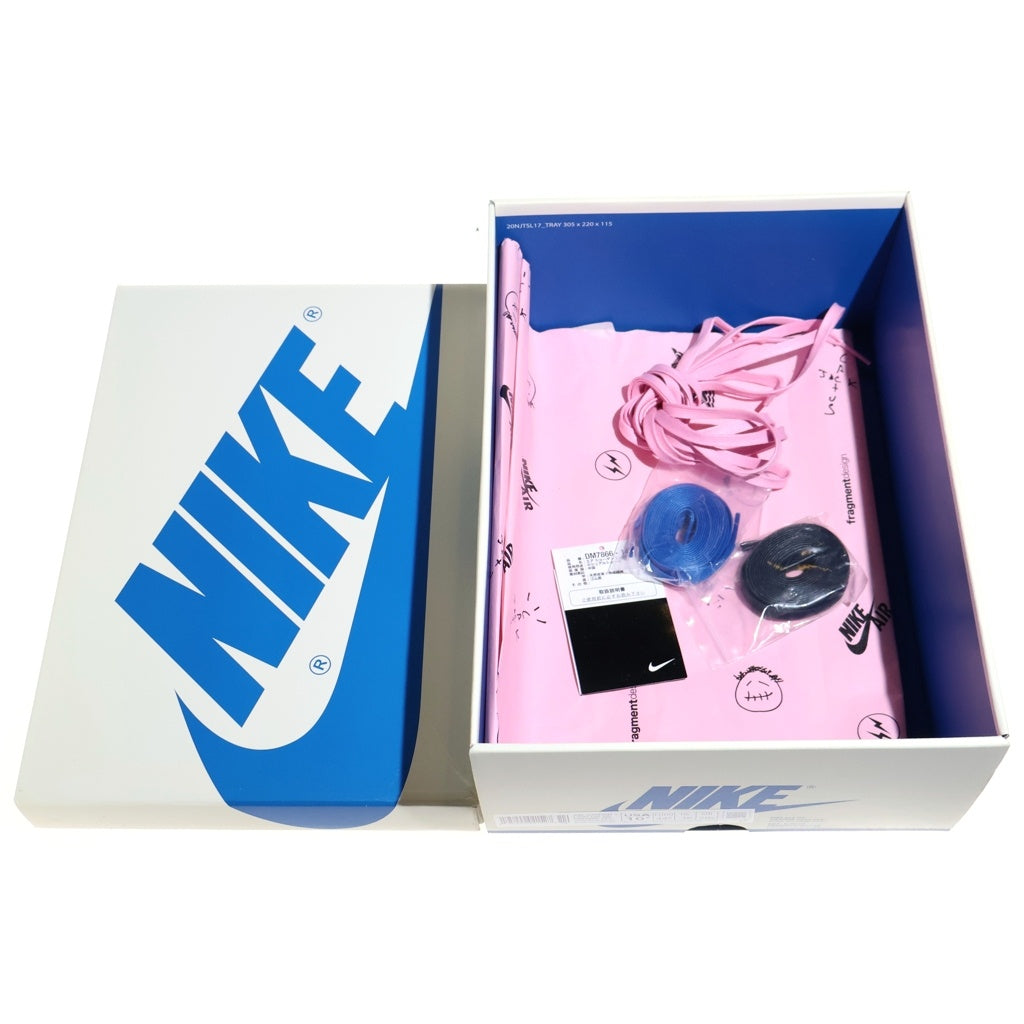 NIKE(ナイキ) ×TRAVIS SCOTT FRAGMENT DESIGN AIR JORDAN 1 LOW OG SP DM7866-140 エアジョーダン1 ローカットスニーカー US10.5/28.5cm セイル/ブルー