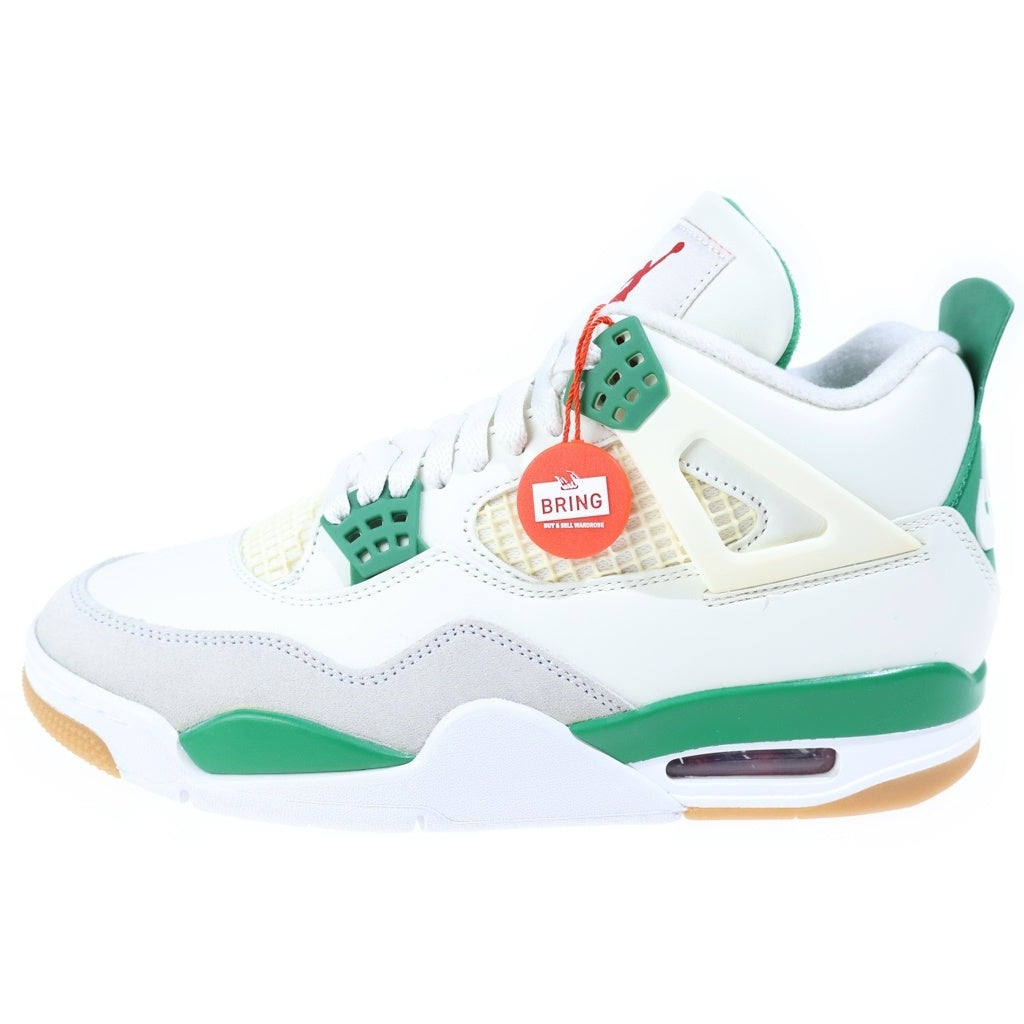 NIKE SB(ナイキエスビー) AIR JORDAN 4 RETRO PINE GREEN DR5415-103 エアジョーダン4 レトロ SP パイングリーン ハイカットスニーカー US8/26.0cm ホワイト/グリーン