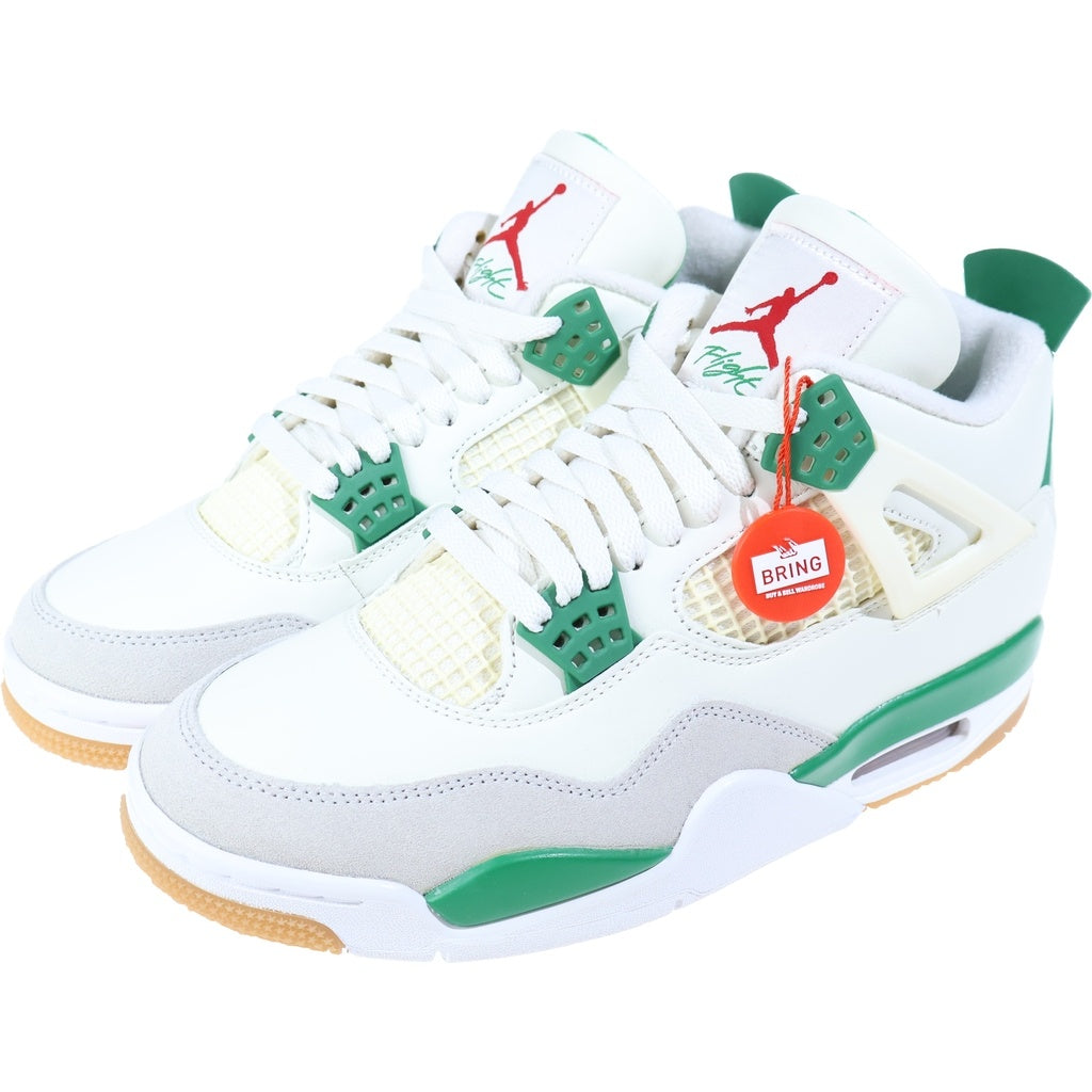 NIKE SB(ナイキエスビー) AIR JORDAN 4 RETRO PINE GREEN DR5415-103 エアジョーダン4 レトロ SP パイングリーン ハイカットスニーカー US8/26.0cm ホワイト/グリーン