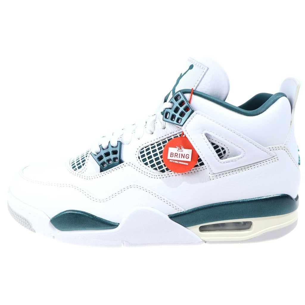 NIKE(ナイキ) AIR JORDAN 4 RETRO OXIDIZED GREEN FQ8138-103 エアジョーダン4 レトロ オキシダイズドグリーン ハイカットスニーカー US8/26.0cm ホワイト/グリーン