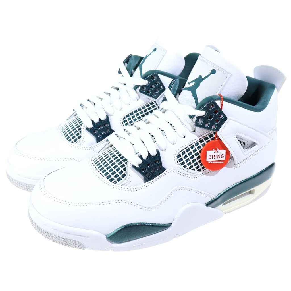 NIKE(ナイキ) AIR JORDAN 4 RETRO OXIDIZED GREEN FQ8138-103 エアジョーダン4 レトロ オキシダイズドグリーン ハイカットスニーカー US8/26.0cm ホワイト/グリーン
