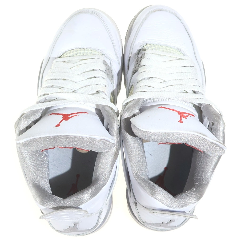 NIKE(ナイキ) AIR JORDAN 4 RETRO TECH WHITE CT8527-100 エアジョーダン4 テックホワイト ローカットスニーカー US8/26.0cm ホワイト